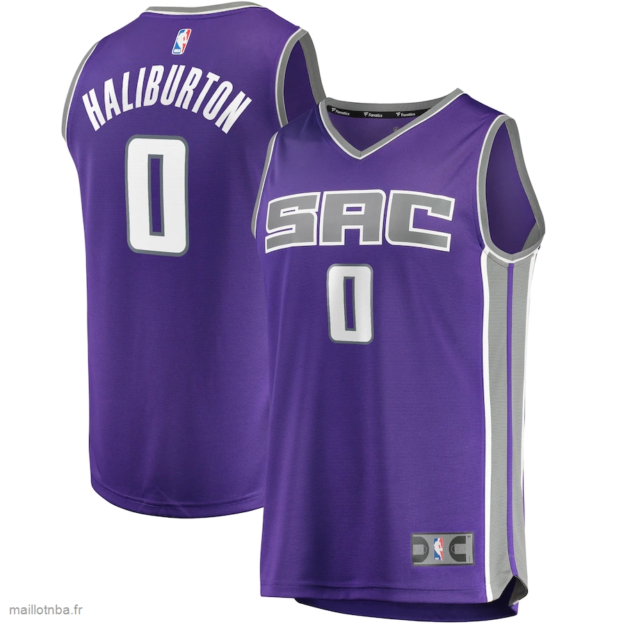 Maillot Sacramento Kings Tyrese Haliburton Fanatics Branded Purple 2020 NBA Draft First Round Pick Fast Break Replica Jersey - Icon Edition